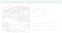 Desktop Screenshot of filtrationsystemsproducts.com